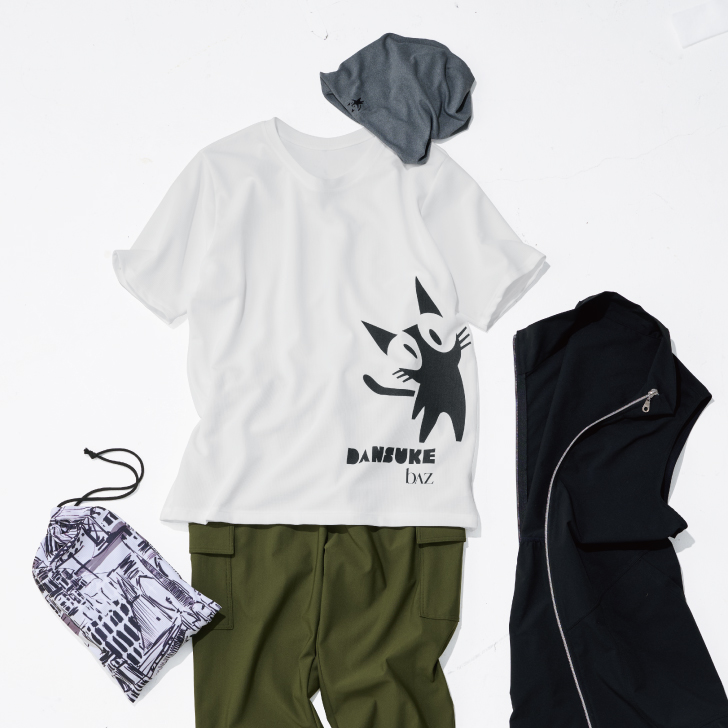 ビッグシルエットでユニセックスタイプのTシャツ