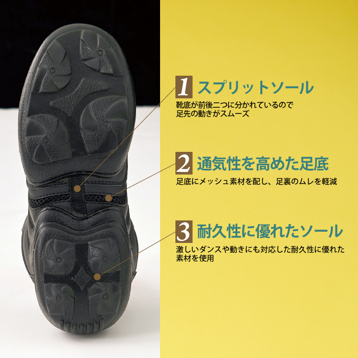 軽くて通気性の高いメッシュタイプのハイカットスニーカー