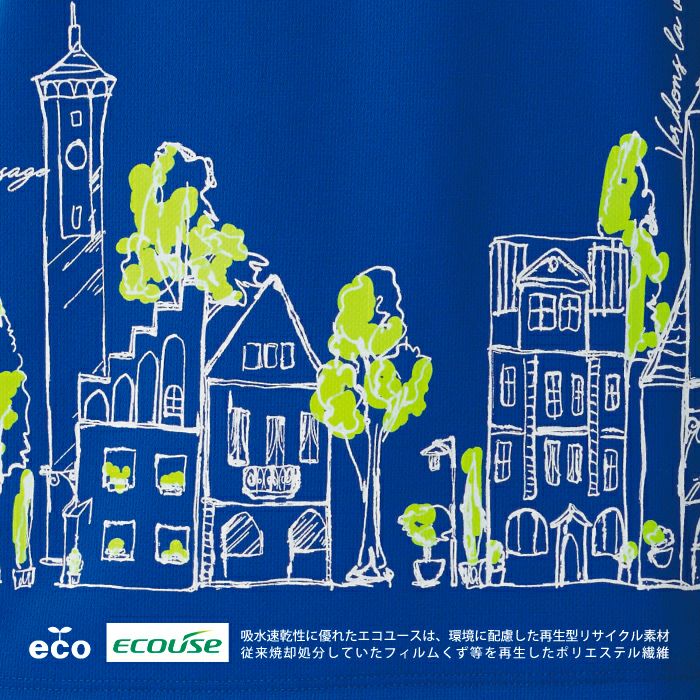 健康体操ECOフレンチT(タウン柄)