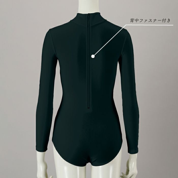 rosarymoon ハイネックレオタード ブラック BASIC~ High Neck Leotard - ROSARYMOON OFFICIAL WEB STORE
