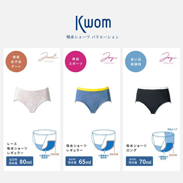 吸水ショーツ（ロング）｜バレエ＆フィットネスウェア【NAWAMALL】