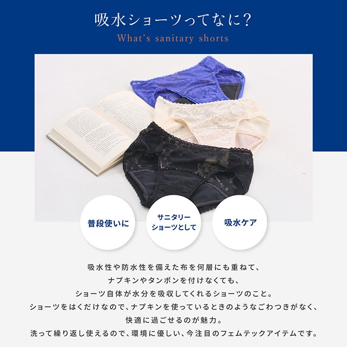 Kwom 吸水ショーツ【レースセット】福袋